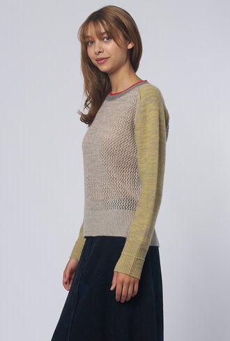 Raquel Allegra Lilith Sweater Concrete