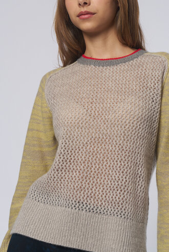Raquel Allegra Lilith Sweater Concrete