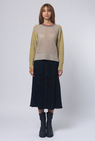 Raquel Allegra Lilith Sweater Concrete