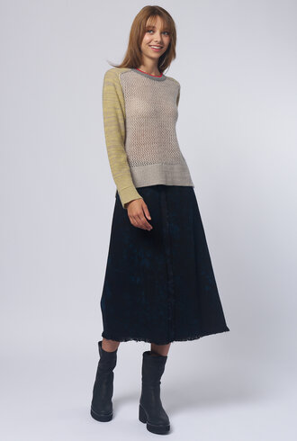Raquel Allegra Lilith Sweater Concrete