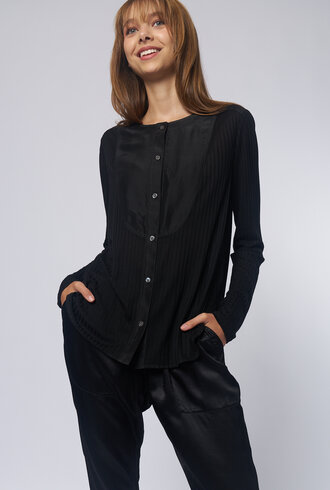 Raquel Allegra Elia Top Black