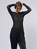 Raquel Allegra Liza Tee Black