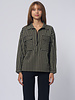 Apiece Apart Kava Button Up Popover Stripe Black