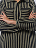 Apiece Apart Kava Button Up Popover Stripe Black