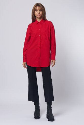 Apiece Apart Oversized Button Down Chili