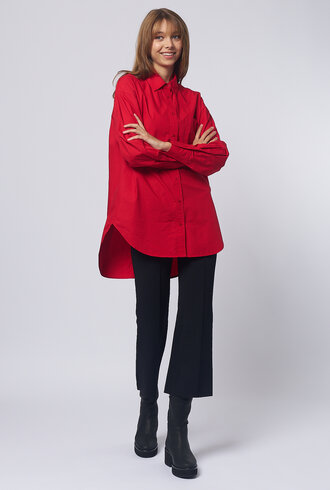 Apiece Apart Oversized Button Down Chili