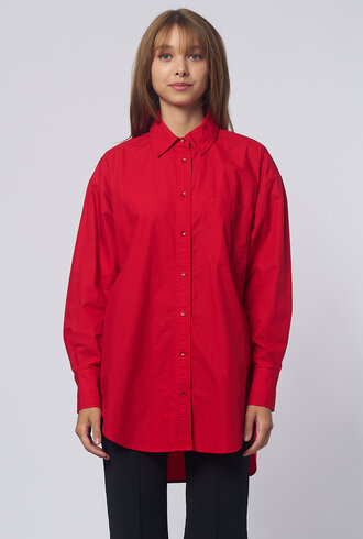 Apiece Apart Oversized Button Down Chili