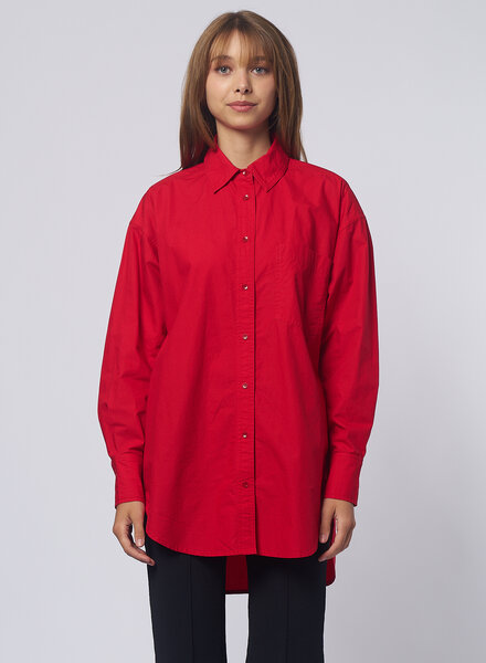 Apiece Apart Oversized Button Down Chili
