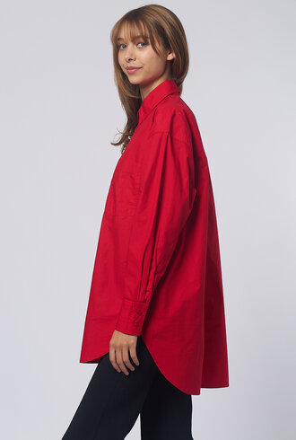 Apiece Apart Oversized Button Down Chili