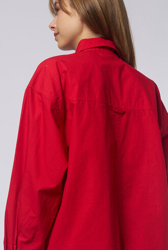 Apiece Apart Oversized Button Down Chili