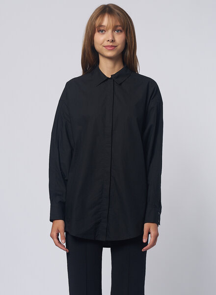Apiece Apart Kaarina Dolman Button Down Black