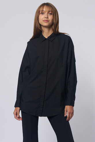 Apiece Apart Kaarina Dolman Button Down Black