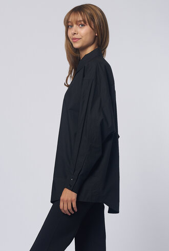 Apiece Apart Kaarina Dolman Button Down Black