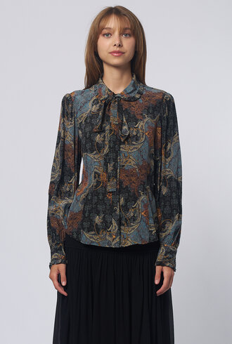 Ulla Johnson Vedra Blouse Azure