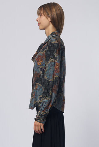 Ulla Johnson Vedra Blouse Azure