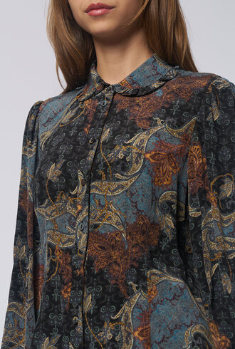 Ulla Johnson Vedra Blouse Azure