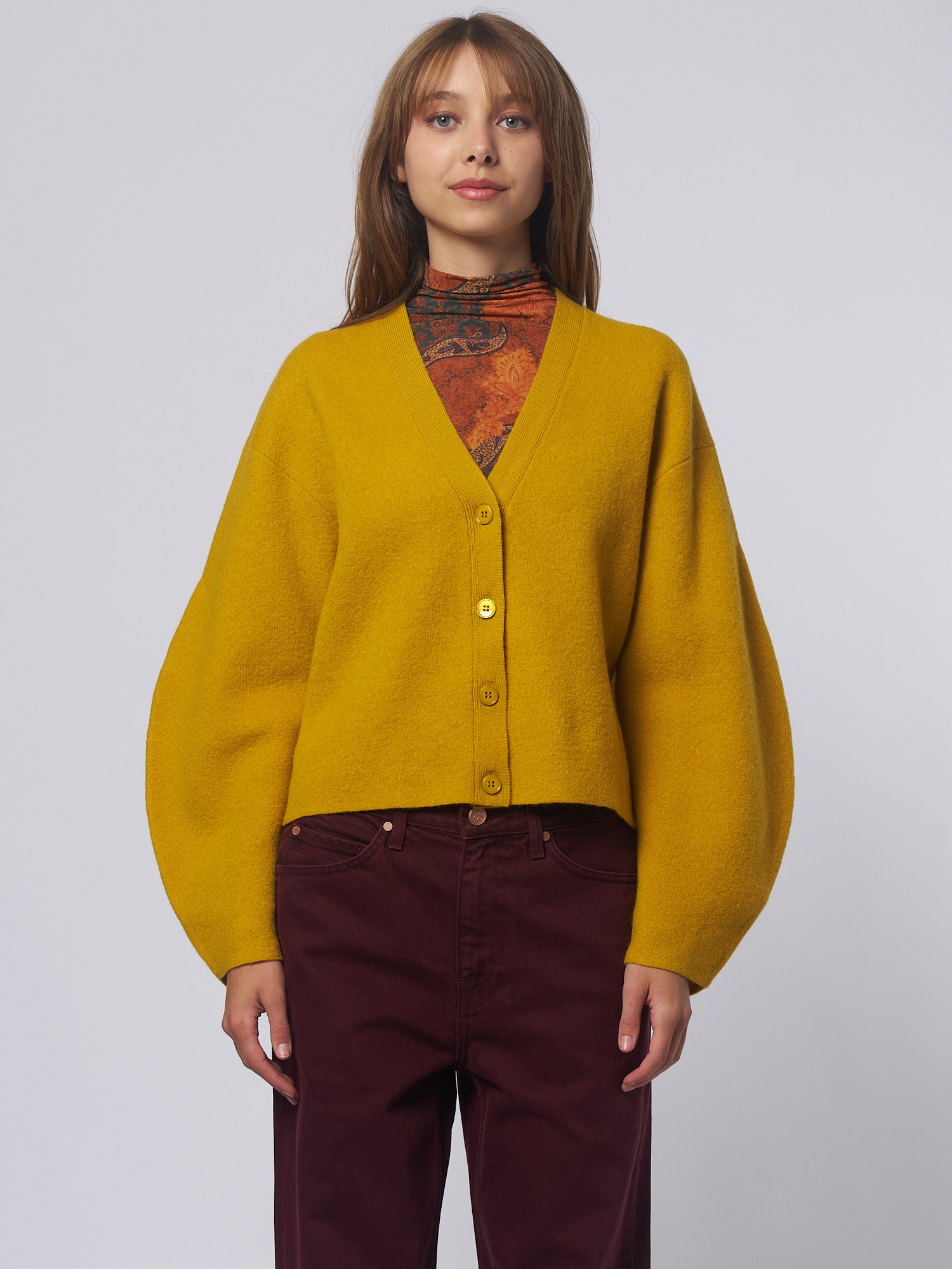 SKU:FA240725, Hadley Cardigan TURMERIC - Alhambra | Women's SKU:FA240725, Hadley Cardigan TURMERIC - Alhambra | Women's