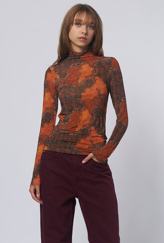 Ulla Johnson Aurelia Turtle Neck Amber