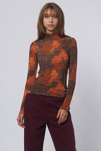 Ulla Johnson Aurelia Turtle Neck Amber