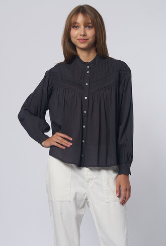Xirena Clara Shirt Obsidian