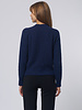 MJW. Donegal Tweed Pullover Blue