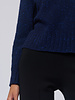 MJW. Donegal Tweed Pullover Blue