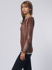 Kokun Over Dye Fitted Crew Sweater Mocha
