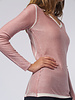 Kokun Over Dye Bamboo V Neck Dusty Rose