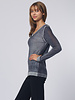 Kokun Over Dye Perfect V Neck Charcoal