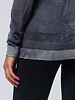 Kokun Over Dye Perfect V Neck Charcoal