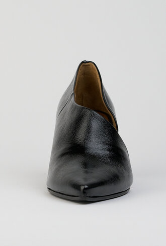 Coclico Passion Demi D'Orsay Crinkled Patent Black