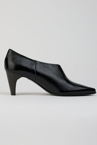 Coclico Passion Demi D'Orsay Crinkled Patent Black