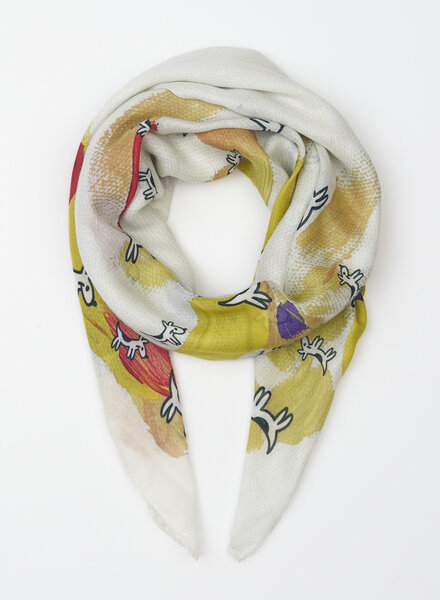 Destin Carre Arrow Dog White