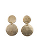 Sarah McGuire Double Parchment Disk Earrings