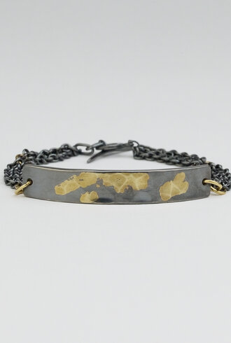 Sarah McGuire Gilded ID Bracelet
