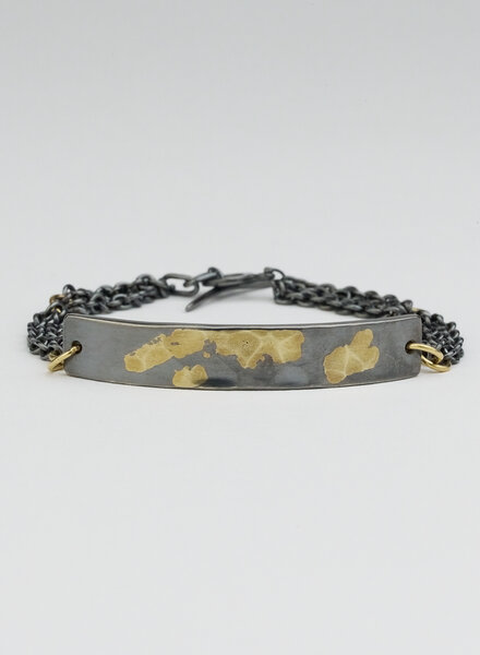 Sarah McGuire Gilded ID Bracelet