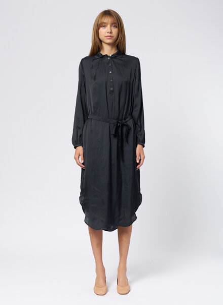 Raquel Allegra Vivienne Dress Satin Black
