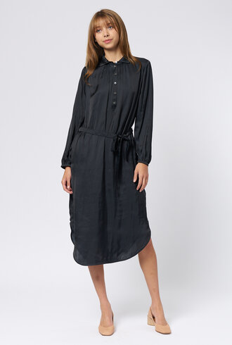 Raquel Allegra Vivienne Dress Satin Black