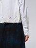 Raquel Allegra Artist Crop Top White Multi