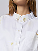 Raquel Allegra Artist Crop Top White Multi