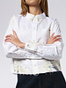 Raquel Allegra Artist Crop Top White Multi
