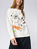 Raquel Allegra Hesperia Sweatshirt Dirty White
