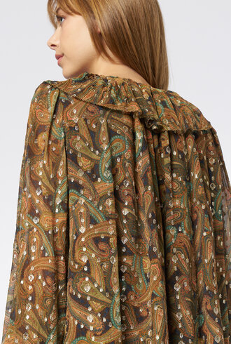 Ulla Johnson Emilie Blouse Tiger's Eye