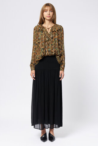 Ulla Johnson Emilie Blouse Tiger's Eye