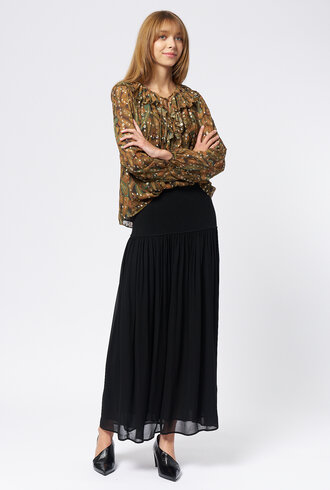 Ulla Johnson Emilie Blouse Tiger's Eye