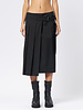 WE-AR4 The Hutton Midi Skirt Charcoal