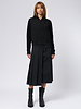 WE-AR4 The Hutton Midi Skirt Charcoal