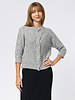 MJW. Cashmere Blend Cardigan Grey Sequin