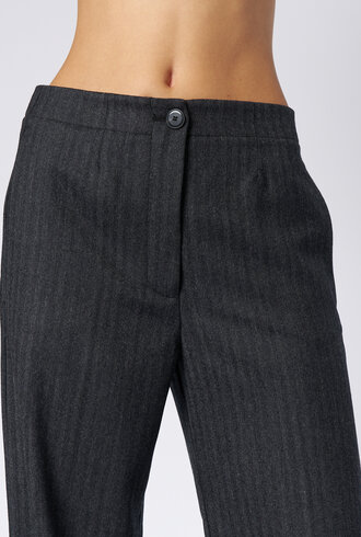 Pomandere Wool Pants Anthracite