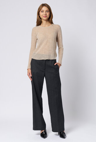 Pomandere Jacquard Wool Sweater Ivory